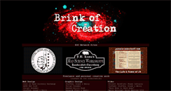 Desktop Screenshot of brinkofcreation.com
