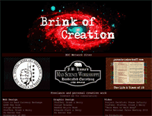 Tablet Screenshot of brinkofcreation.com